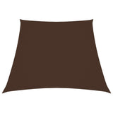 Vidaxl Sunshade Trapezium 3 4x3 m Oxfordská textilie hnědá