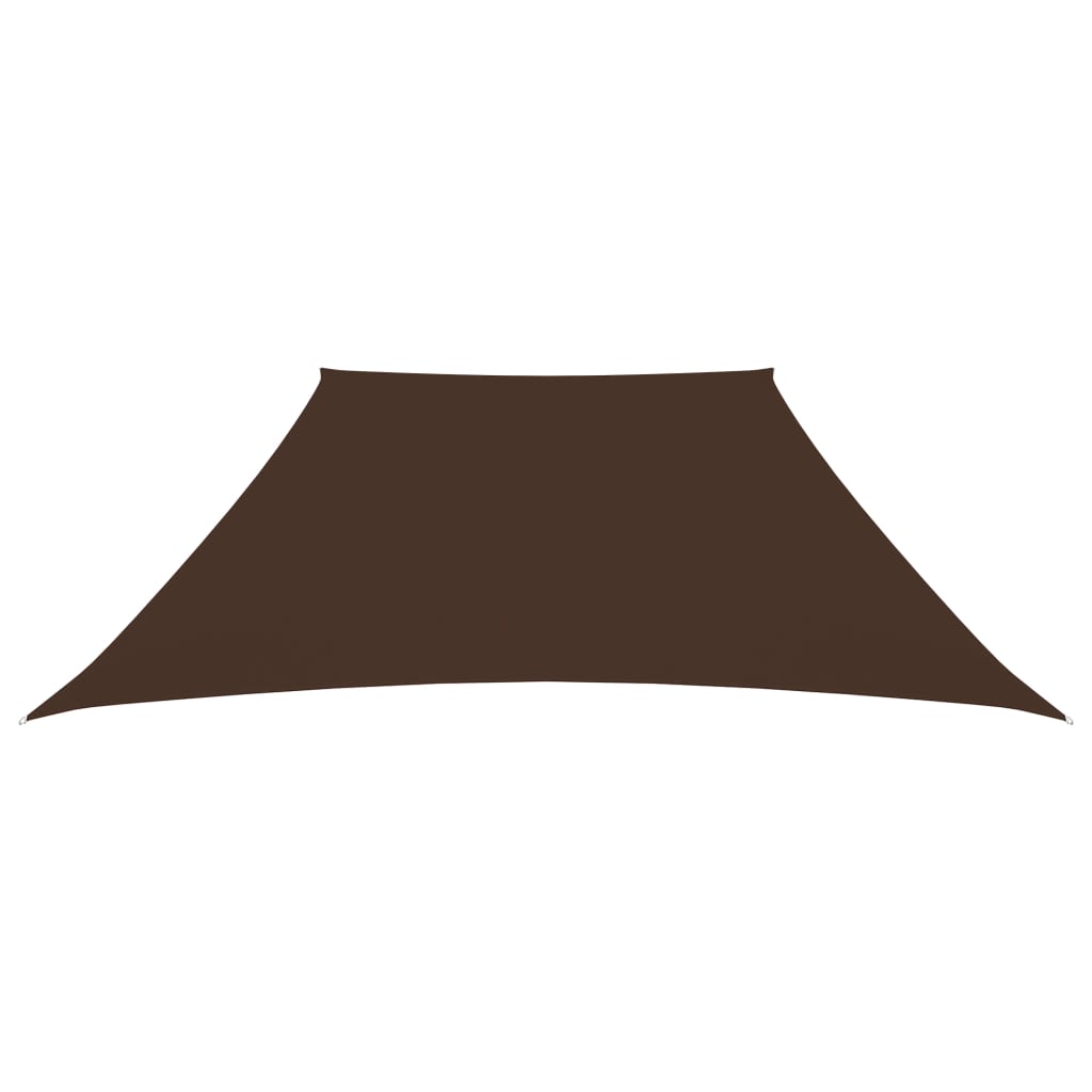 Vidaxl Sunshade Trapezium 3 4x3 m Oxfordská textilie hnědá
