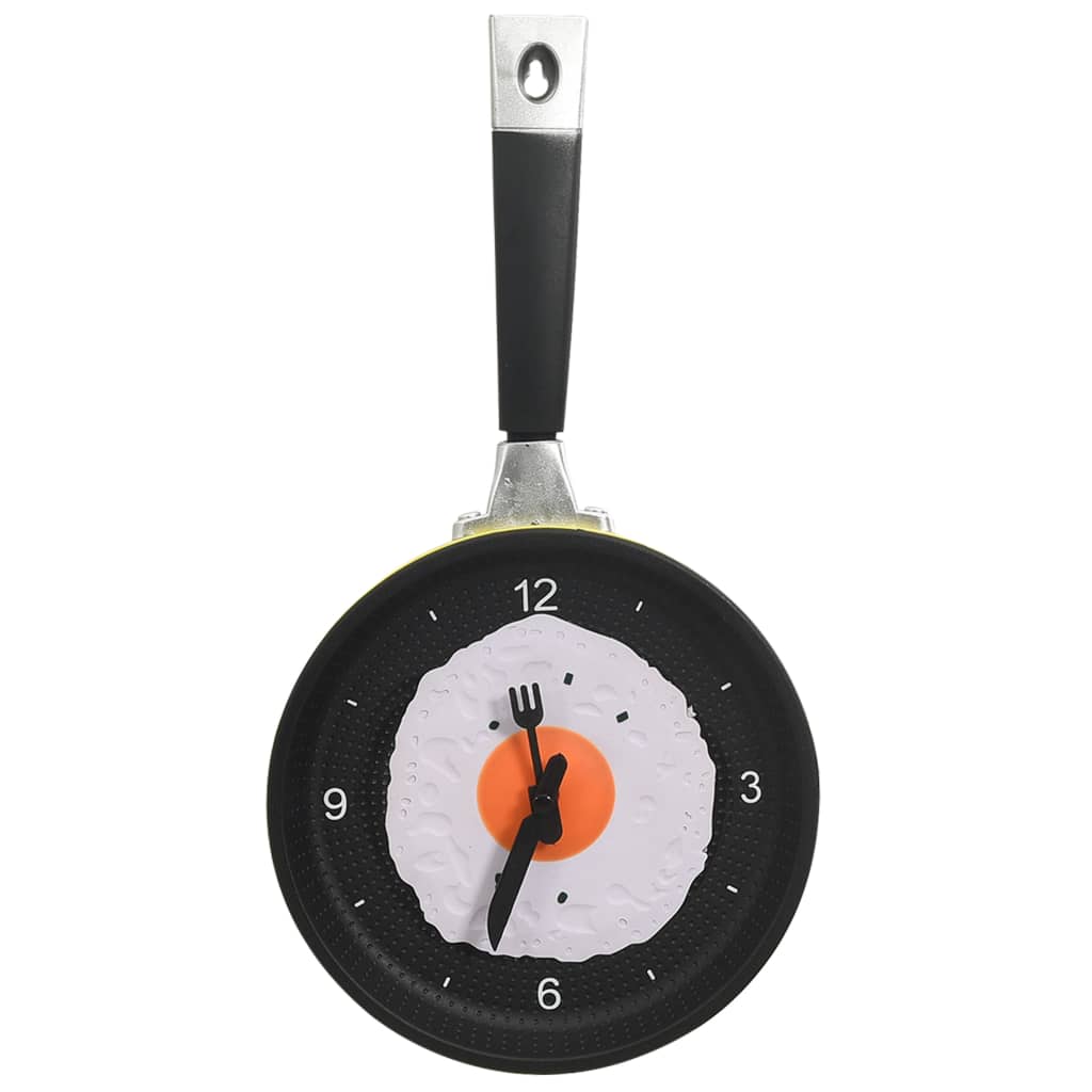 Vidaxl wall clock egg-in-pan 18.8 cm
