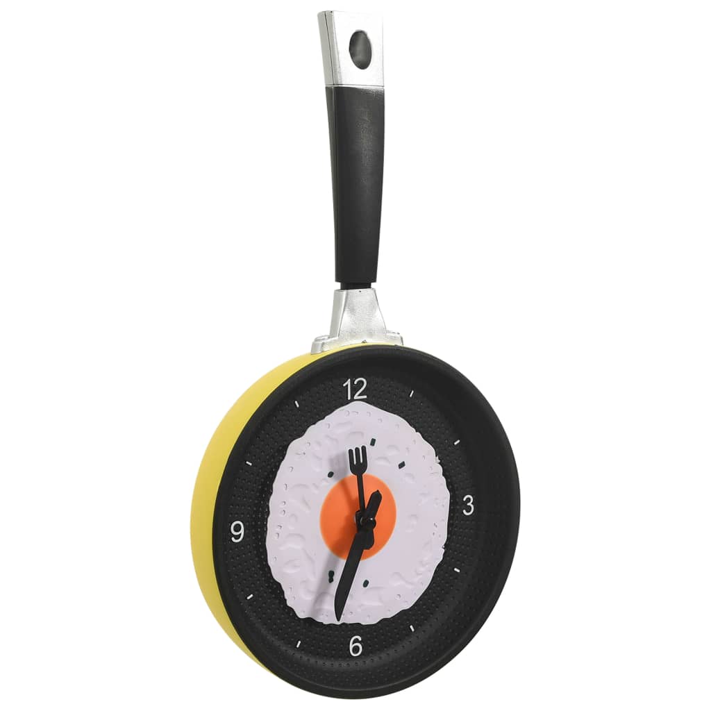Vidaxl wall clock egg-in-pan 18.8 cm