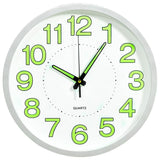 Vidaxl wall clock luminous 30 cm white