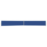 Écran de jardin vidaxl extensible 140x1200 cm bleu
