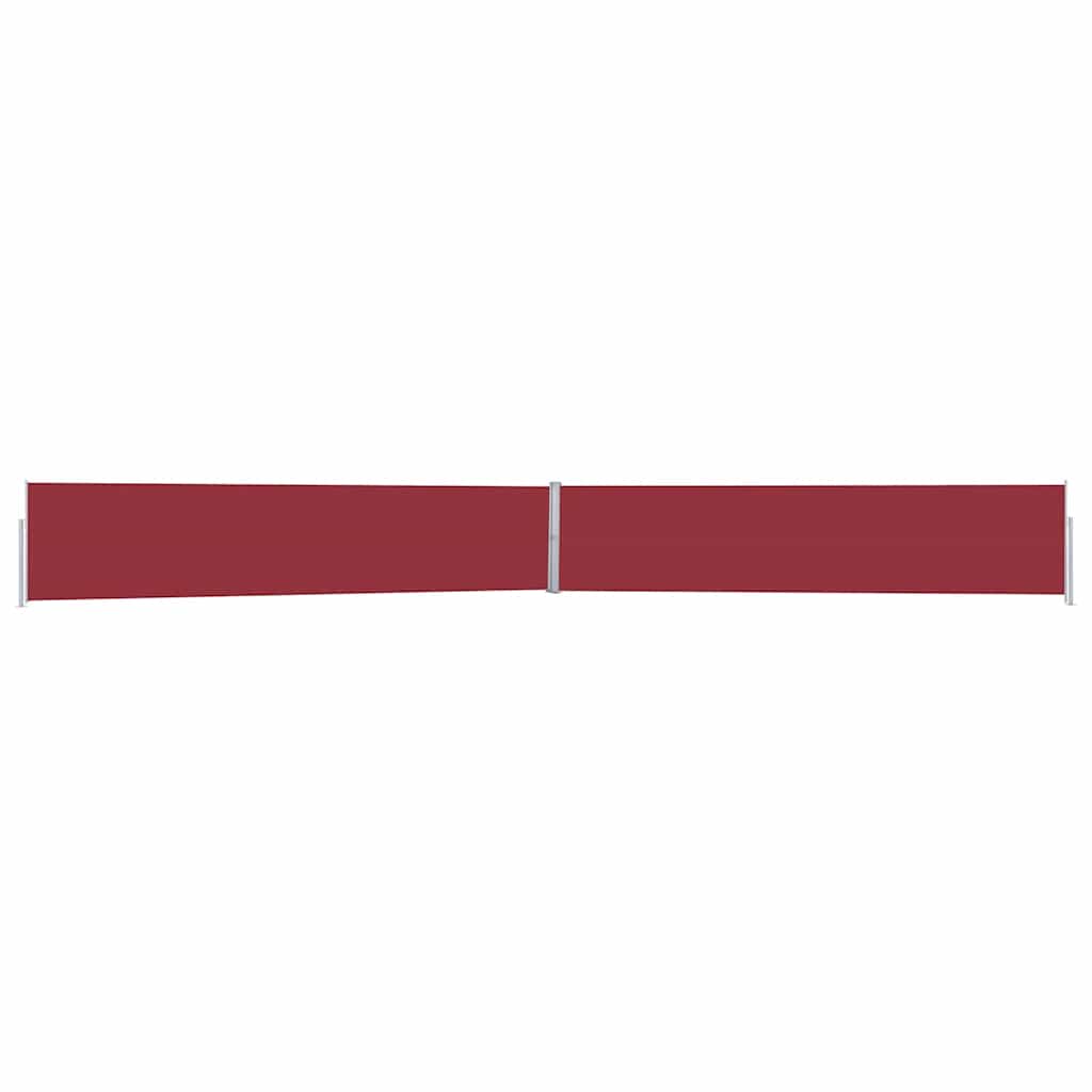 Écran de jardin vidaxl extensible 170x1200 cm rouge