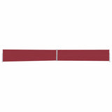 Écran de jardin vidaxl extensible 170x1200 cm rouge