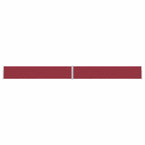 Écran de jardin vidaxl extensible 170x1200 cm rouge