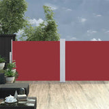 Écran de jardin vidaxl extensible 170x1200 cm rouge