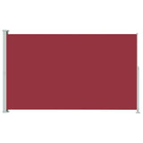 Vidaxl retractable garden screen 180x300 cm red