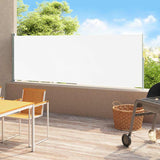 Vidaxl retractable garden screen 180x500 cm cream-colored