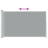 Vidaxl retractable garden screen 200x300 cm gray