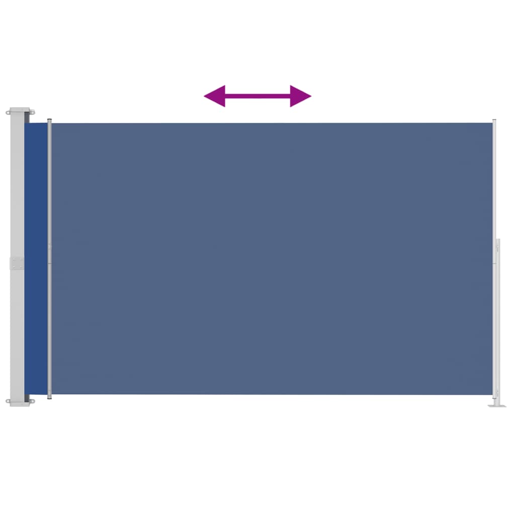Vidaxl retractable garden screen 200x300 cm blue