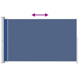 Vidaxl retractable garden screen 200x300 cm blue