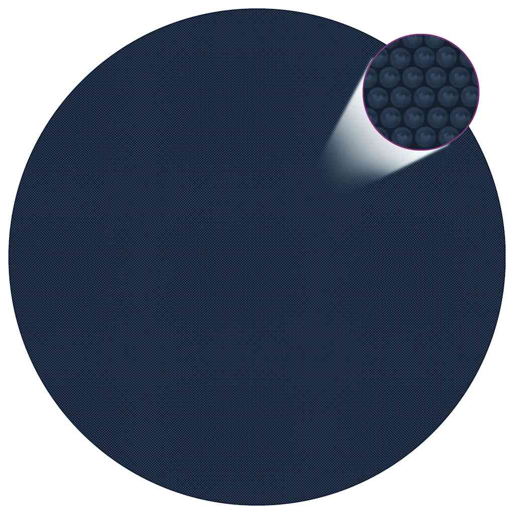 Vidaxl pool foil Solar floating 417 cm PE Black and blue