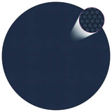 Vidaxl pool foil Solar floating 417 cm PE Black and blue