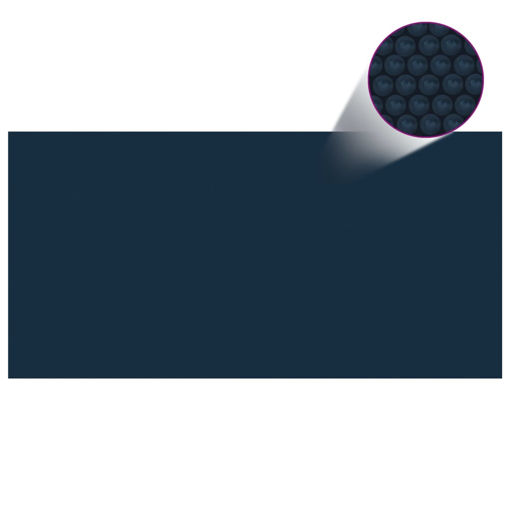 Vidaxl pool foil Solar floating 488x244 cm PE Black and blue
