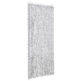 Vidaxl Fly Curtain 90x220 cm CHENILLE clair et gris foncé