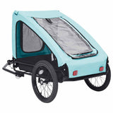 VidaXL Dog bike trailer blue and black