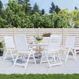 Vidaxl garden chair cushions 6 pcs 40x40x4 cm oxford fabric cream-colored