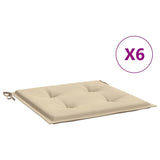 Vidaxl Gaart CHAIR KUSHIOUNEN 6 PCS 40X4XX4 cm Oxford Stoff Biker
