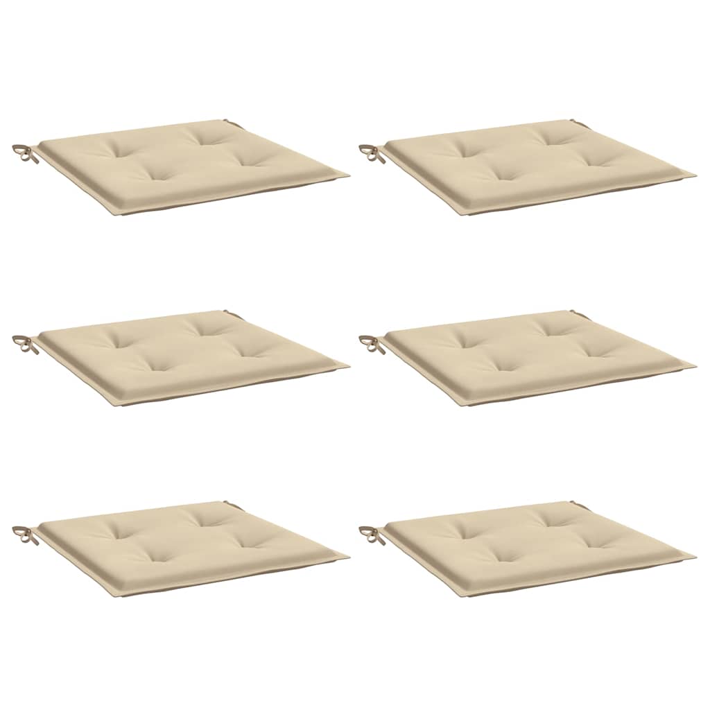 Vidaxl Gaart CHAIR KUSHIOUNEN 6 PCS 40X4XX4 cm Oxford Stoff Biker