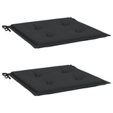 Vidaxl Garden chair cushions 2 st 40x40x4 cm Oxford fabric black