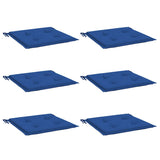 Vidaxl Garden Chair Cudions 6 st 40x40x4 cm Oxford Fabric Royal Blue