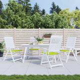 Vidaxl Gartenstuhl Kissen 4 Stcs 40x40x4 cm Oxford Stoff hellgrün
