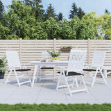 Vidaxl Garden Chair Puter 4 St 50x50x4 cm Oxford Fabric Black