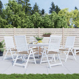 Vidaxl Garden stol blazine 6 St 50x50x3 cm Oxford tkanina taupe