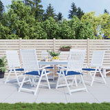 Vidaxl Garden stol blazine 6 St 50x50x3 cm Oxford tkanina kraljevsko modra