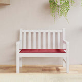 Vidaxl Garden bench cushion 100x50x4 cm Oxford fabric wine red