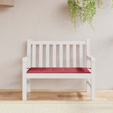 Vidaxl Garden bench cushion 120x50x4 cm Oxford fabric wine red