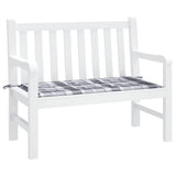 VidaXL Garden bench cushion 120x50x4 cm Oxford fabric diamond pattern gray