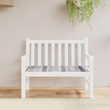 VidaXL Garden bench cushion 120x50x4 cm Oxford fabric diamond pattern gray