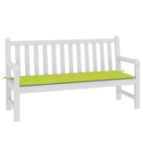 Vidaxl Garden Bench polštář 150x50x3 cm Oxfordská látka jasně zelená