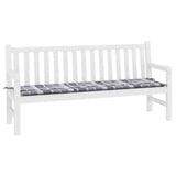 Vidaxl Garden bench cushion 180x50x4 cm Oxford fabric diamond pattern gray