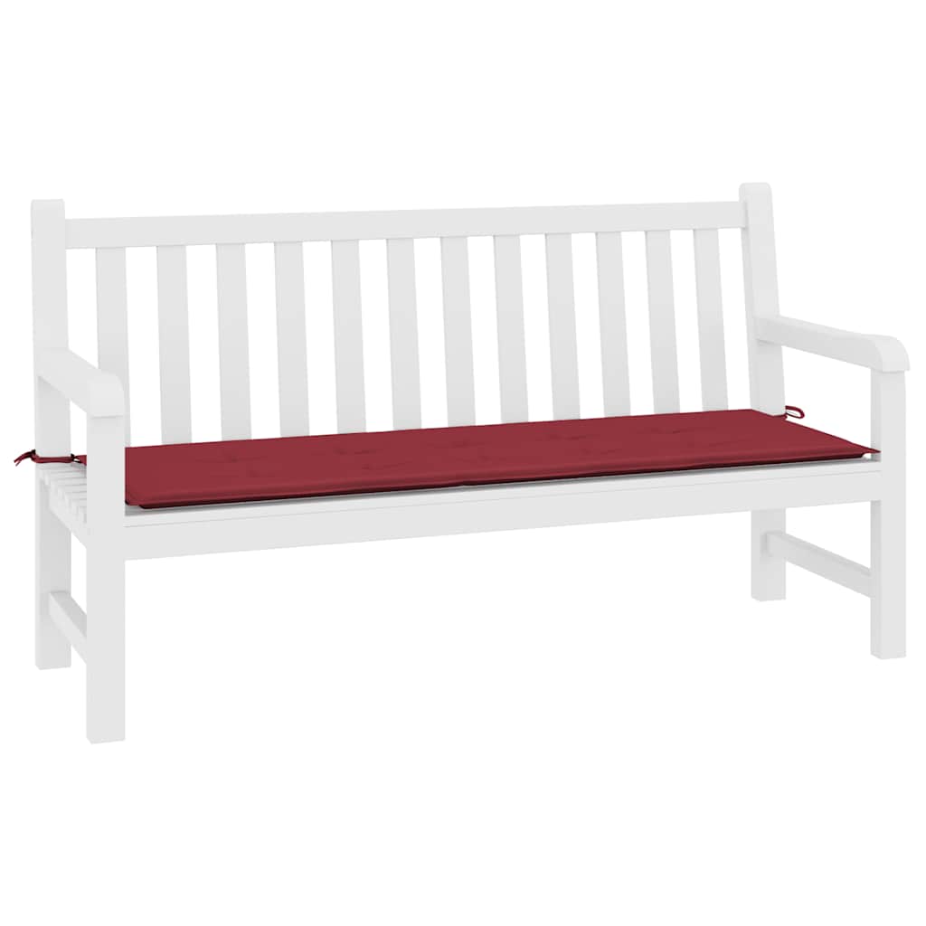 Vidaxl Garden bench cushion 200x50x4 cm Oxford fabric wine red