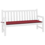 Vidaxl Garden bench cushion 200x50x4 cm Oxford fabric wine red