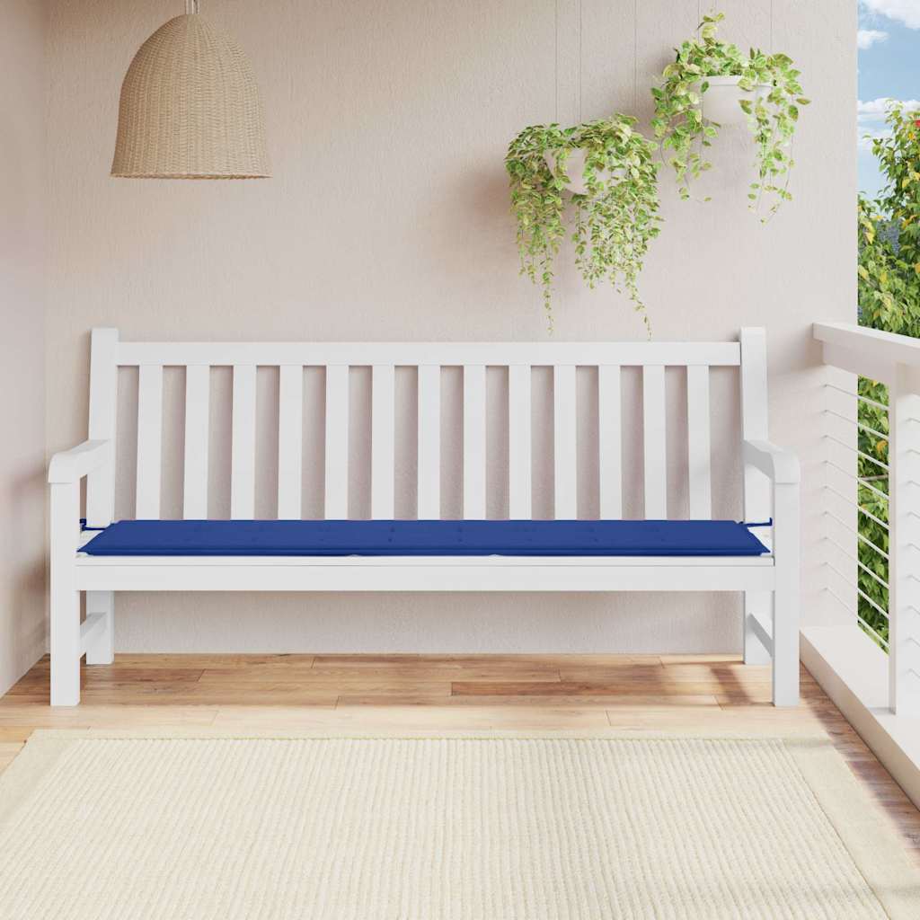 Vidaxl Garden Bench Cushion 200x50x4 CM Oxford Fabric Royal Blue