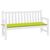 Vidaxl Garden bench cushion 200x50x4 cm Oxford fabric clear green