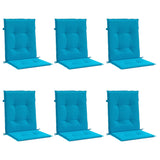 Vidaxl Garden chair cushions 6 pcs 100x50x3 cm Oxford fabric blue