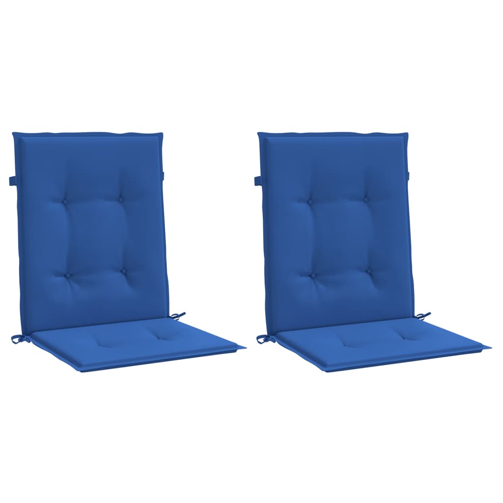 Vidaxl Garden stol blazine 2 pcs 100x50x3 cm Oxford tkanina kraljevsko modra