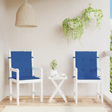 Vidaxl Garden stol blazine 2 pcs 100x50x3 cm Oxford tkanina kraljevsko modra