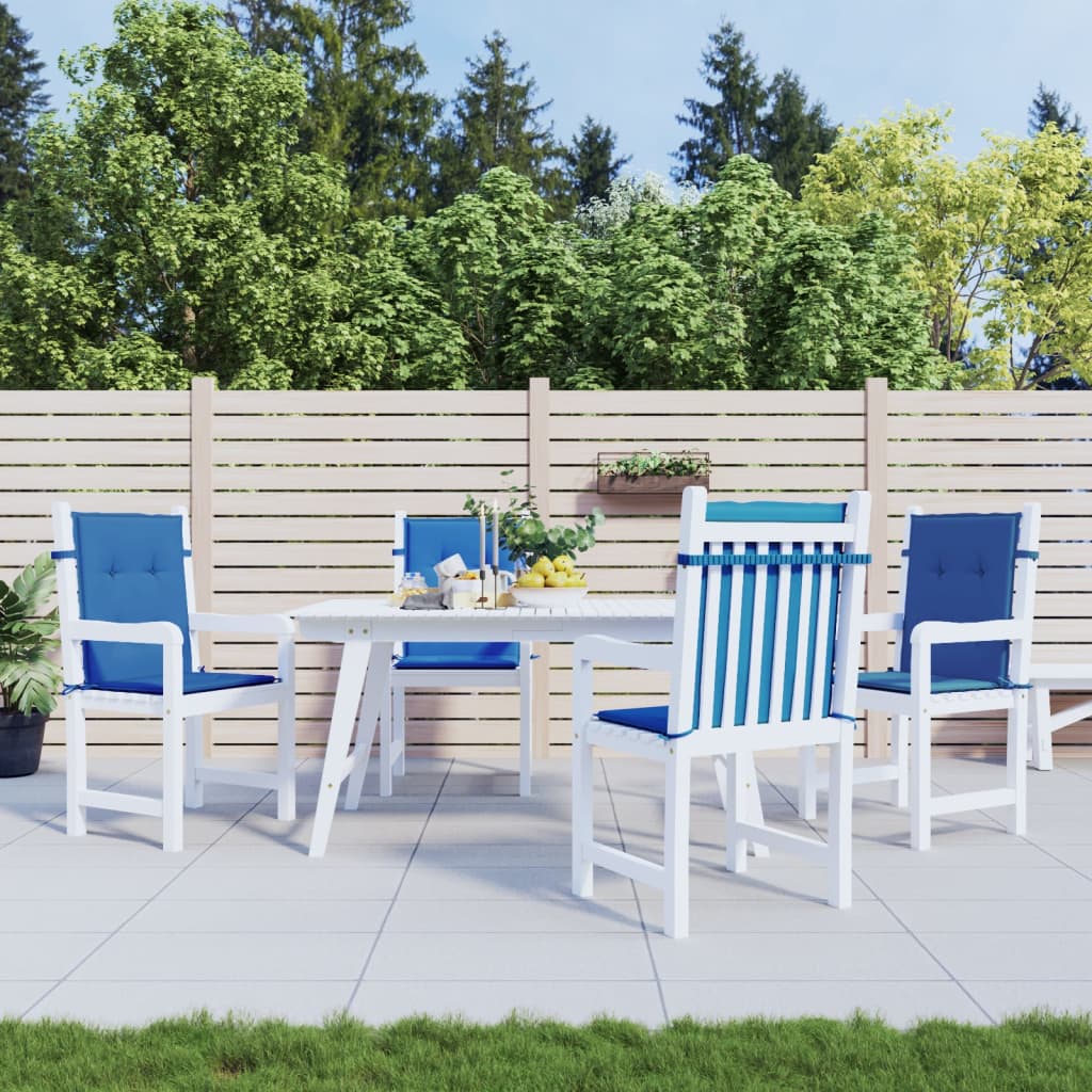 Vidaxl Garden stol blazine 4 pcs 100x50x3 cm Oxford tkanina kraljevsko modra