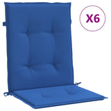 Vidaxl Garden chair cushions 6 pcs 100x50x3 cm Oxford fabric royal blue