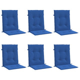 Vidaxl Garden chair cushions 6 pcs 100x50x3 cm Oxford fabric royal blue