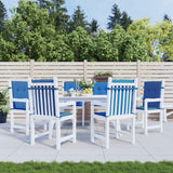 Vidaxl Garden chair cushions 6 pcs 100x50x3 cm Oxford fabric royal blue
