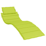 Vidaxl ligbedkussen 186x58x4 cm oxford stof heldergroen