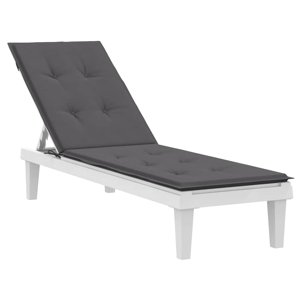 Vidaxl Patio Chirhoire (75 + 105) x50x4 cm Anthhracit -koppell