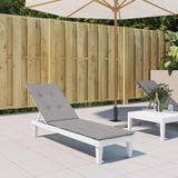 Vidaxl patio chair cushion (75+105) x50x4 cm gray