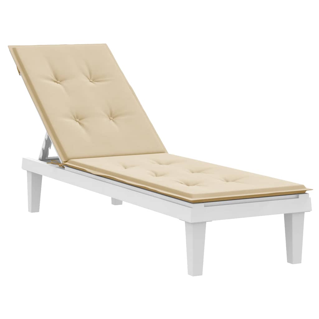 Vidaxl Patio Chair Cushion (75+105) x50x4 cm beige